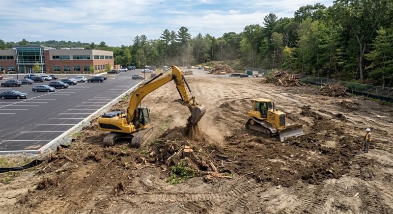 Commercial Lot Clearing in Katy, TX