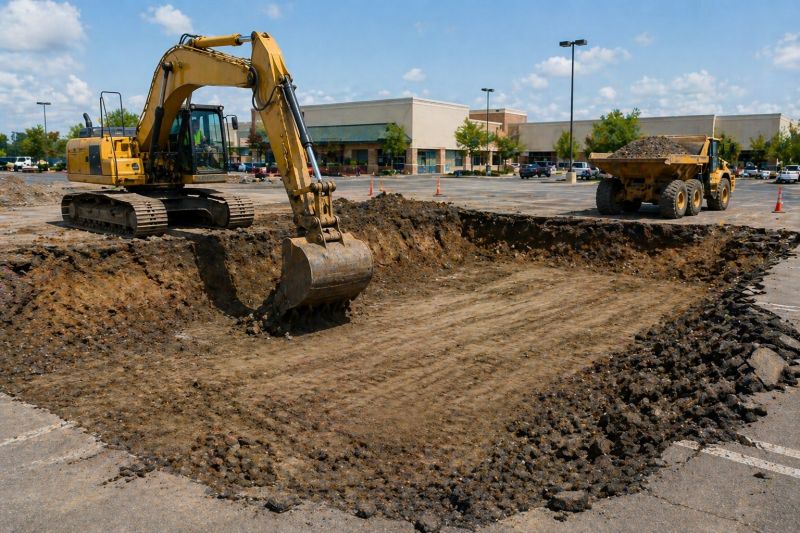 Parking Lot Gravel Repair in Buford, GA