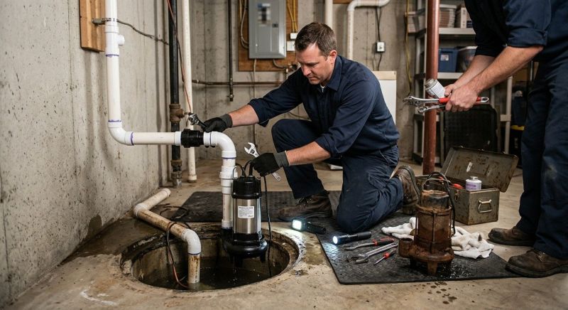 Sump Pump Installation in Providence, RI